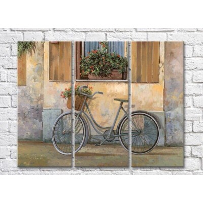 Картина ArtPoster Bicycle with the Basket near the Window 001 (3470900)