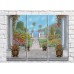 Pictură ArtPoster Columns on the Terrace Overlooking the Sea 001 (3470894)