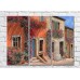 Pictură ArtPoster Courtyard in the Green and Flowers (3470928)