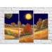 Pictură ArtPoster Full Moon over Field (3470904)