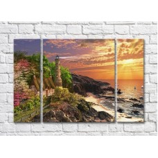 Pictură ArtPoster Lighthouse on the Seashore (3470945)