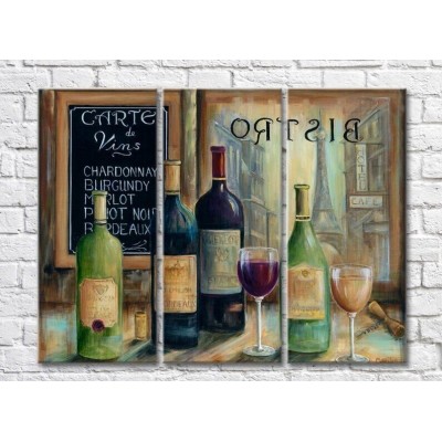 Pictură ArtPoster Still Life Wine Card (3470922)