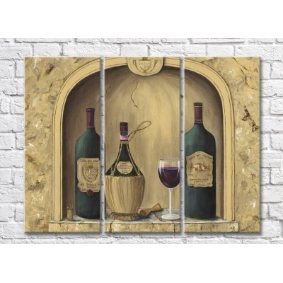 Pictură ArtPoster Still Life Wine in the Bottle (3470924)