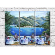 Pictură ArtPoster Terrace with Sea View (3470948)