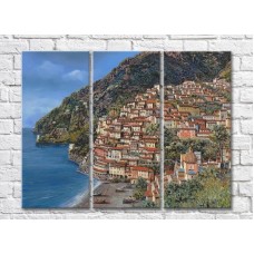 Pictură ArtPoster The Town on the rocky Coast (3470931)