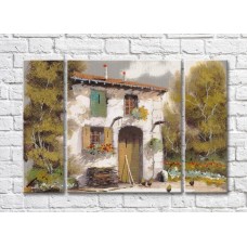 Pictură ArtPoster Two-Storey House and Garden (3470951)