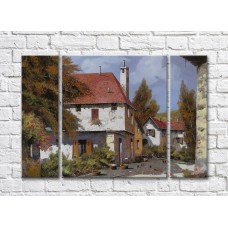 Pictură ArtPoster Two-Storey House and Garden (3470966)