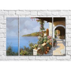 Pictură ArtPoster Veranda Overlooking the Sea (3470953)