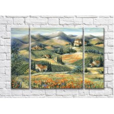 Pictură ArtPoster Vineyards in the Hills (3470958)