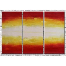 Pictură ArtPoster Abstract illustration Yellow/Red (3499052)