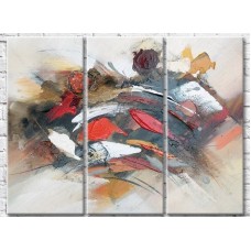 Pictură ArtPoster Abstract paint strokes on a Light background (3499061)