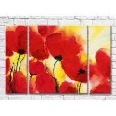 Pictură ArtPoster Abstraction from Red poppies (3572544)