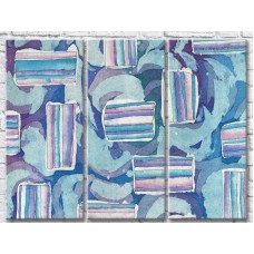 Картина ArtPoster Abstract from Pink/Blue rectangles (3499078)