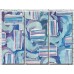 Картина ArtPoster Abstract from Pink/Blue rectangles (3499078)