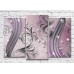 Pictură ArtPoster Abstraction from Silver patterns and rhinestones on a Lilac background (3565180)