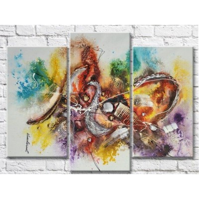 Pictură ArtPoster Abstraction on the marine theme (3499112)