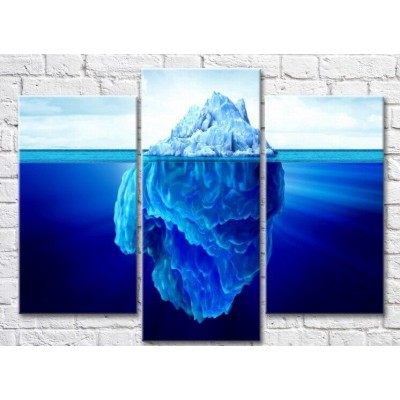 Pictură ArtPoster Iceberg in the Blue sea (3469266)