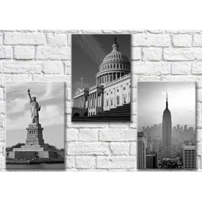 Pictură ArtPoster American landmarks (500003)