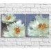 Картина ArtPoster White water lilies on the water, oil, diptych (3467738)