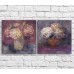 Pictură ArtPoster Hydrangeas in vases with oil, still life, diptych (3467712)