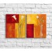 Картина Magic Color White calla lilies and roses in glass vases, against the background of abstraction (3467661)