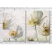 Картина Magic Color Diptych White poppies on a Light background (3428027)