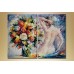 Картина Magic Color Diptych bouquet of flowers and a girl (2619650)