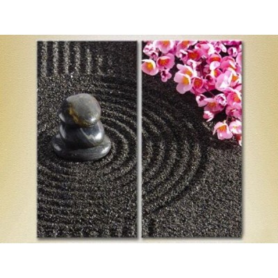 Картина Magic Color Diptych Orchids and massage stones (2613798)