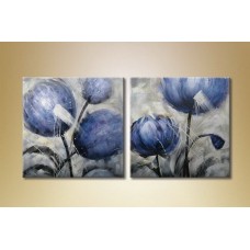 Картина Magic Color Diptych Blue flowers (2619653)