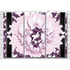 Картина Magic Color Pink Orchid Flower Wreath (3565125)