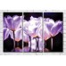 Картина Magic Color Lilac tulips on a Black background (3565128)