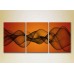 Картина Magic Color Triptych Abstraction Orange/Black (2229493)