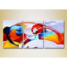 Картина Magic Color Triptych Abstraction firefox (2229520)