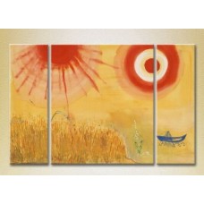 Картина Magic Color Triptych Abstraction Chagall (2229529)