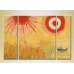 Pictură Magic Color Triptych Abstraction Chagall (2229529)