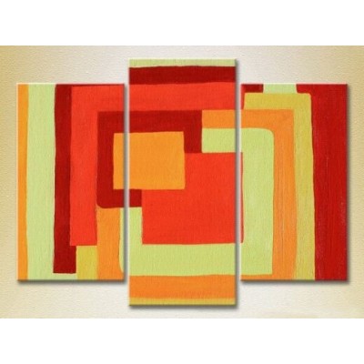 Картина Magic Color Triptych Abstraction Bright squares (2229538)