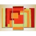 Картина Magic Color Triptych Abstraction Bright squares (2229538)