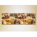 Картина Magic Color Triptych Abstraction Yellow/Brown (2229544)