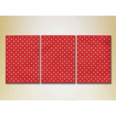 Картина Magic Color Triptych Red/White dots (2229558)