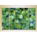 Картина Magic Color Triptych Abstraction Green/Blue (2229478)