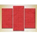 Картина Magic Color Triptych Red/White dots (2229550)