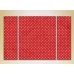 Картина Magic Color Triptych Red/White dots (2229549)