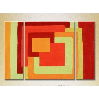 Картина Magic Color Triptych Abstract Bright squares (2229534)