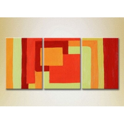 Картина Magic Color Triptych Abstract Bright squares (2229535)