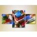 Картина Magic Color Triptych Abstraction Blue/Red (2229509)