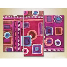 Картина Magic Color Triptych Abstraction Lilac/Pink (2229514)