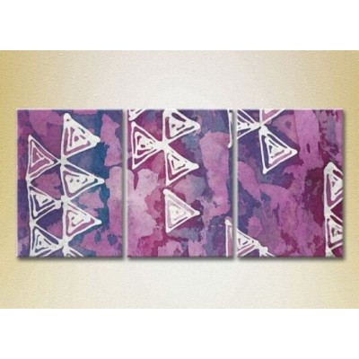 Картина Magic Color Triptych Abstraction Lilac/Violet (2229517)