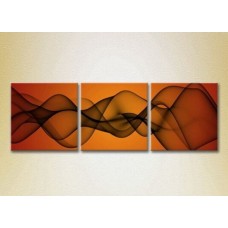 Картина Magic Color Triptych Abstraction Orange/Black (2229504)