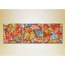 Картина Magic Color Triptych Abstraction Red/Blue (2229484)