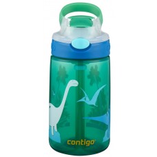 Cana cu pai Contigo Gizmo 420ml Jungle Green Dino